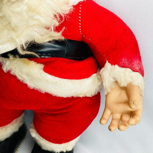 1950s Rushton Company Star Creation Stuffed Coca-Cola Santa Claus - Picture 15 of 15